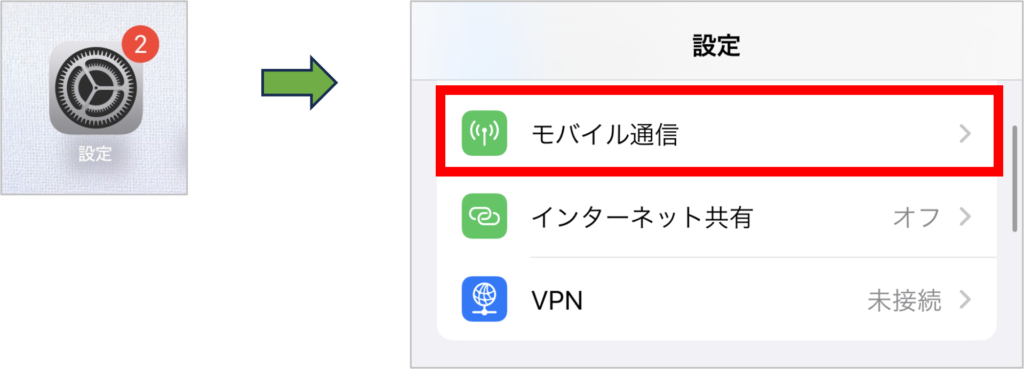 JAPAN&GLOBAL eSIMの設定方法-1